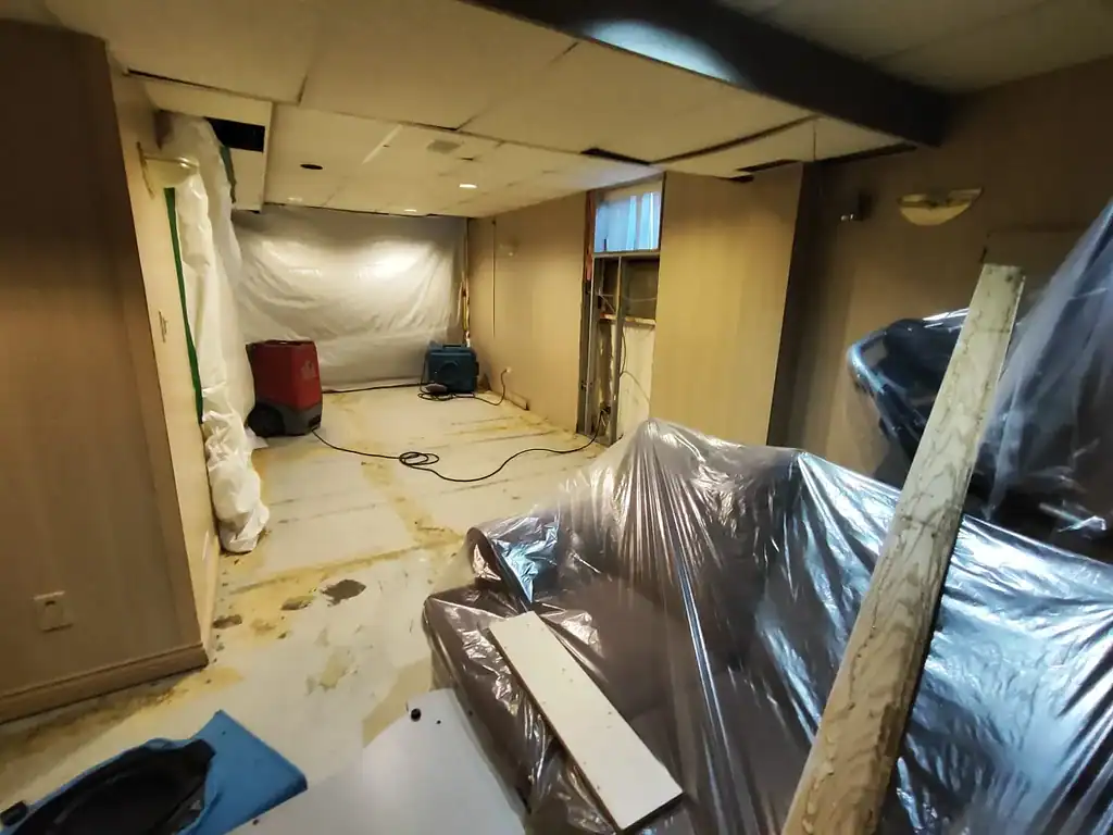Home and Building drying service after flooding